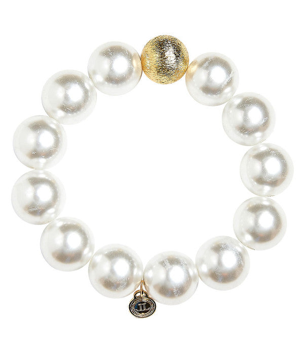 Birdie Bracelet - Pearl and 14mm