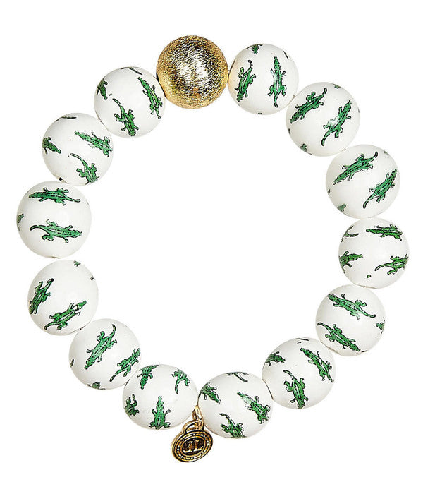 Georgia Beaded Bracelet - Gator - Gameday Collection