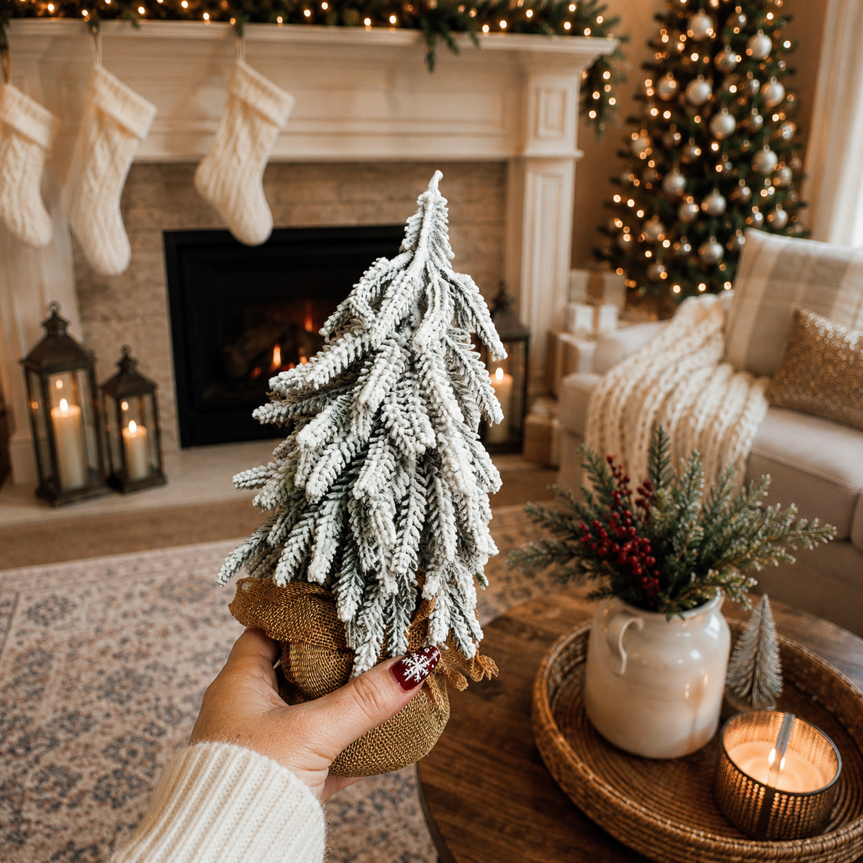 Snow Christmas Trees NEW
