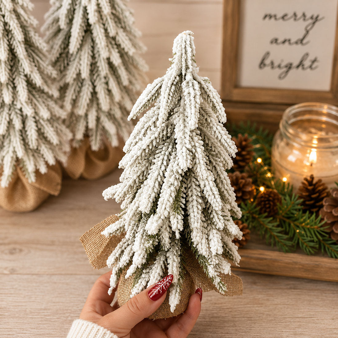 Snow Christmas Trees NEW