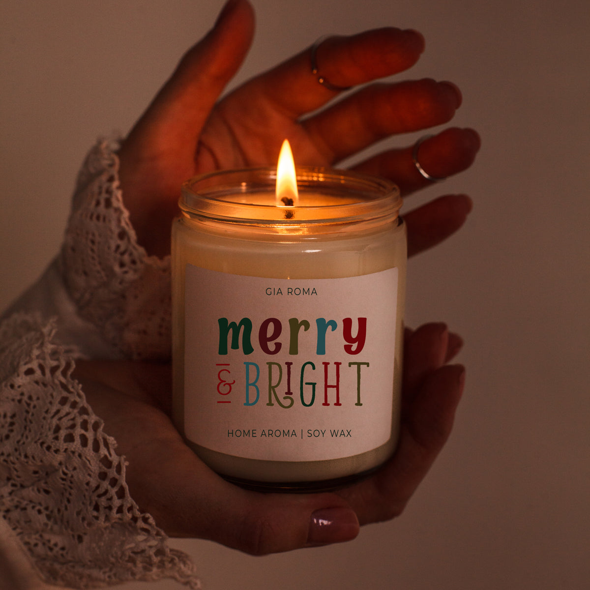 Merry + Bright Candle