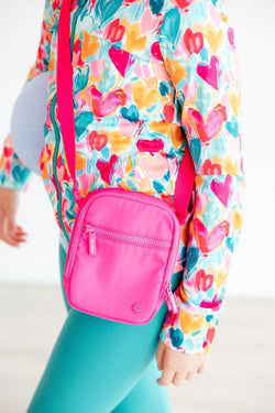 Heart Hustle Full-Zip Ruffle Active Jacket
