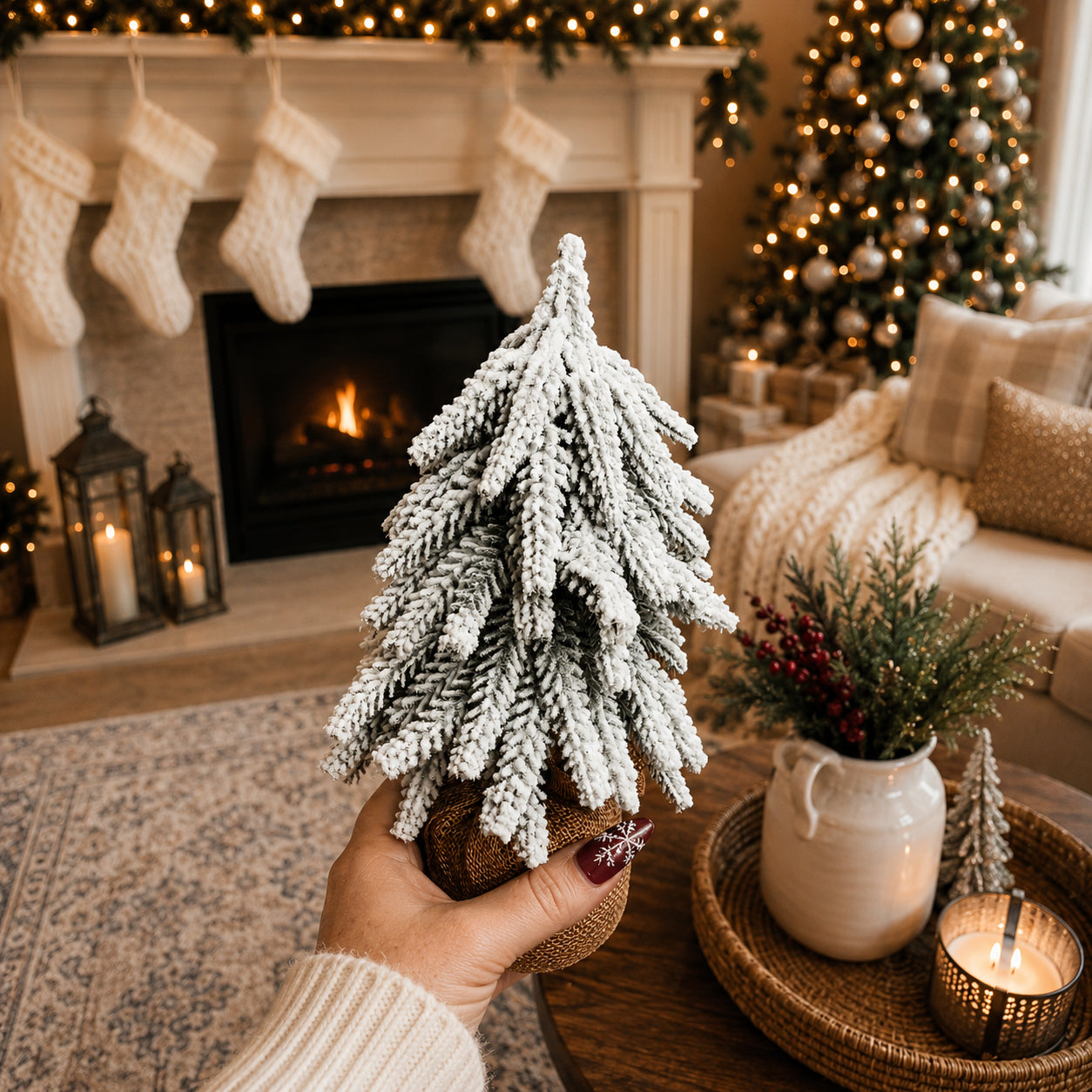 Snow Christmas Trees NEW