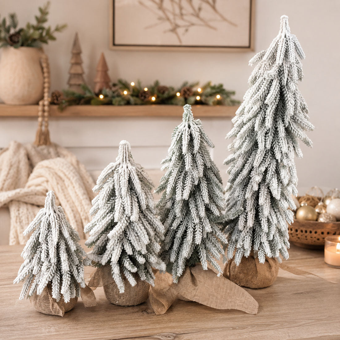 Snow Christmas Trees NEW