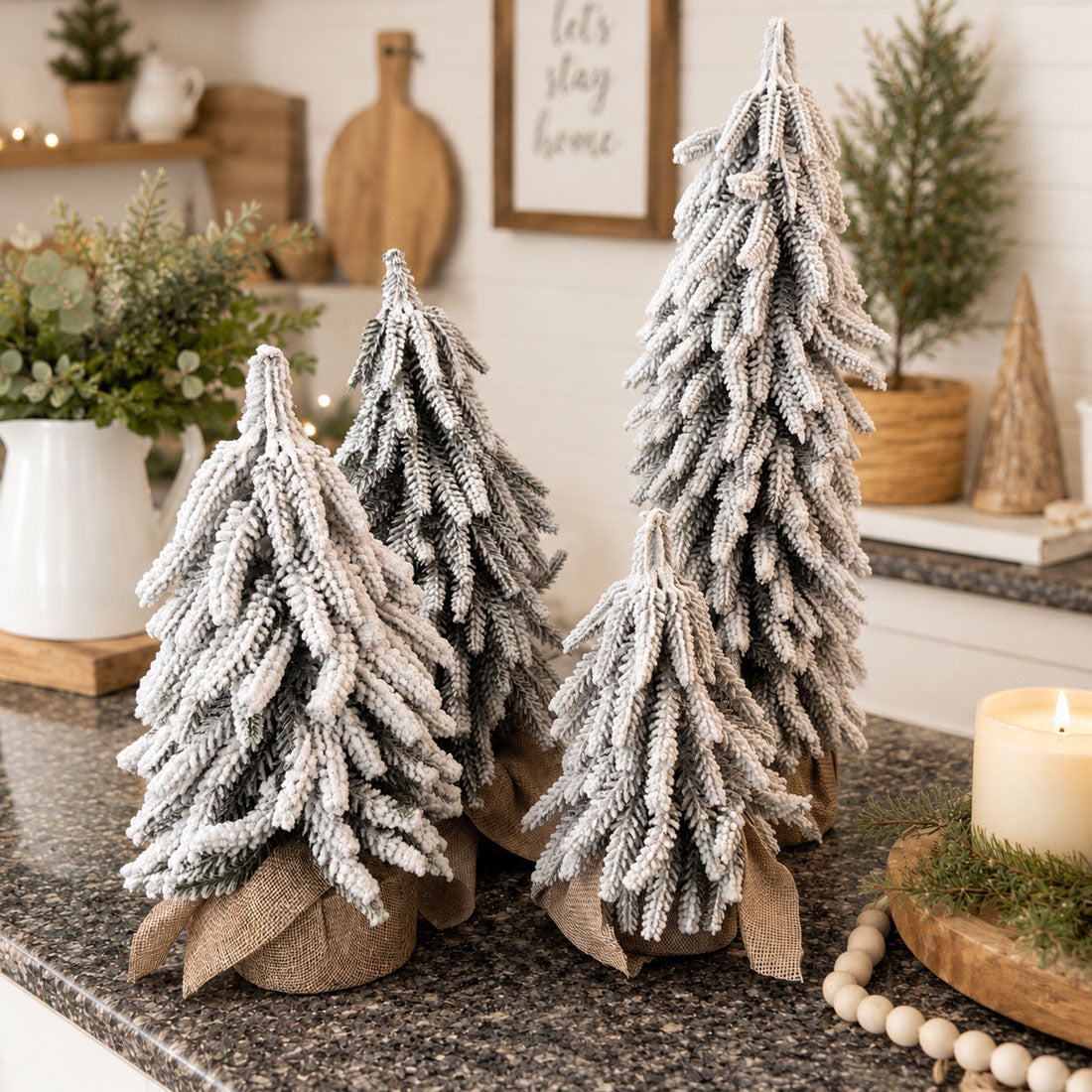 Snow Christmas Trees NEW