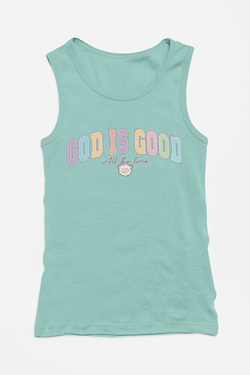 God Is Good All The TIme Toddler Graphic Tank