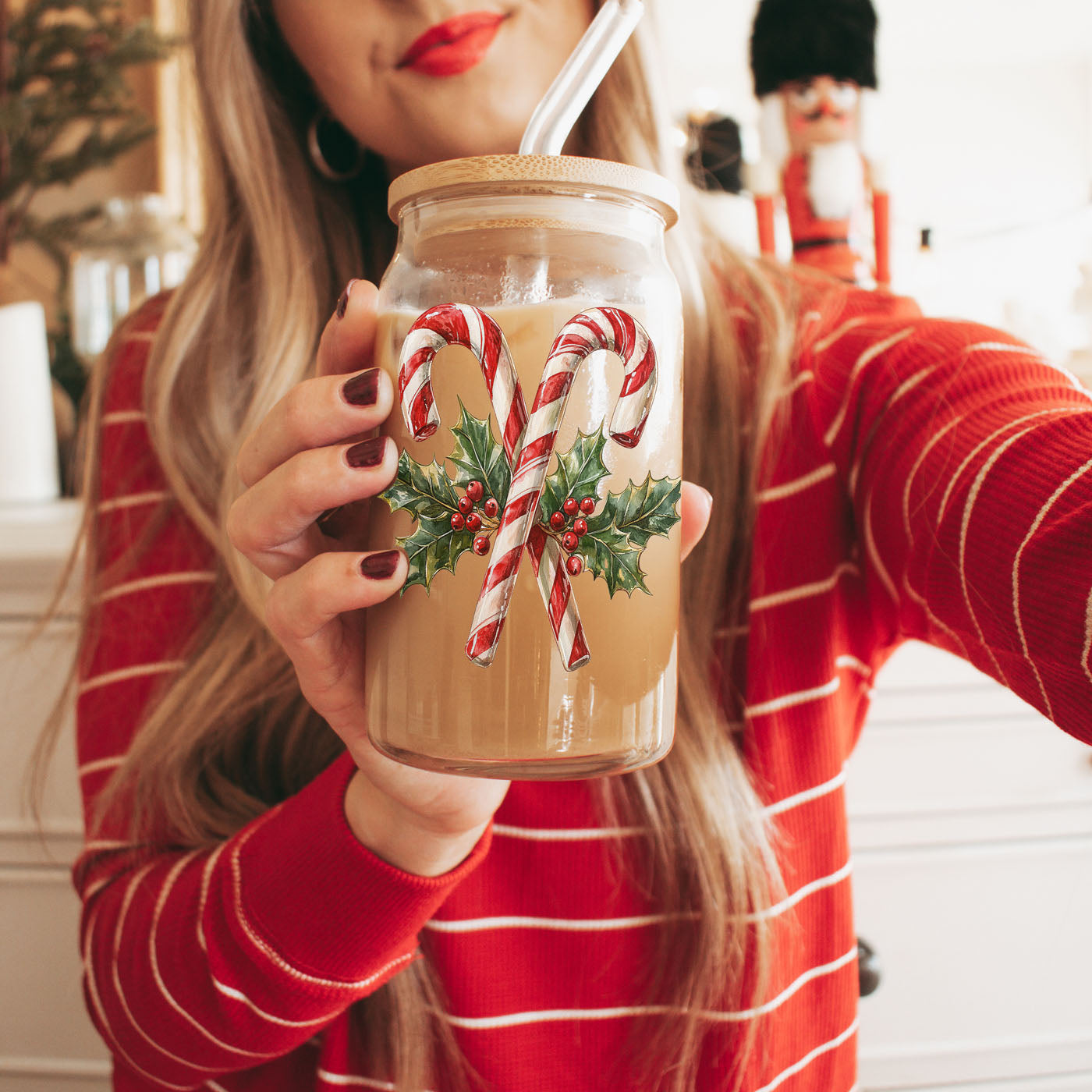 Candy Cane Holly