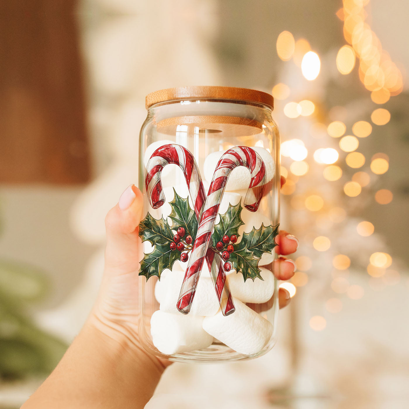 Candy Cane Holly