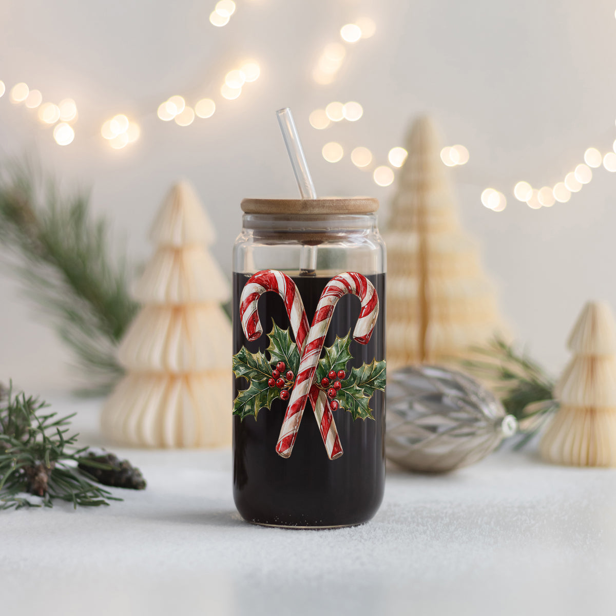 Candy Cane Holly