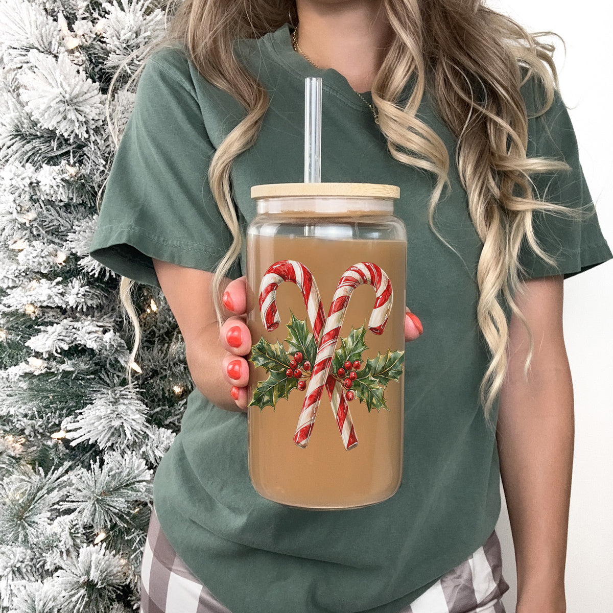Candy Cane Holly
