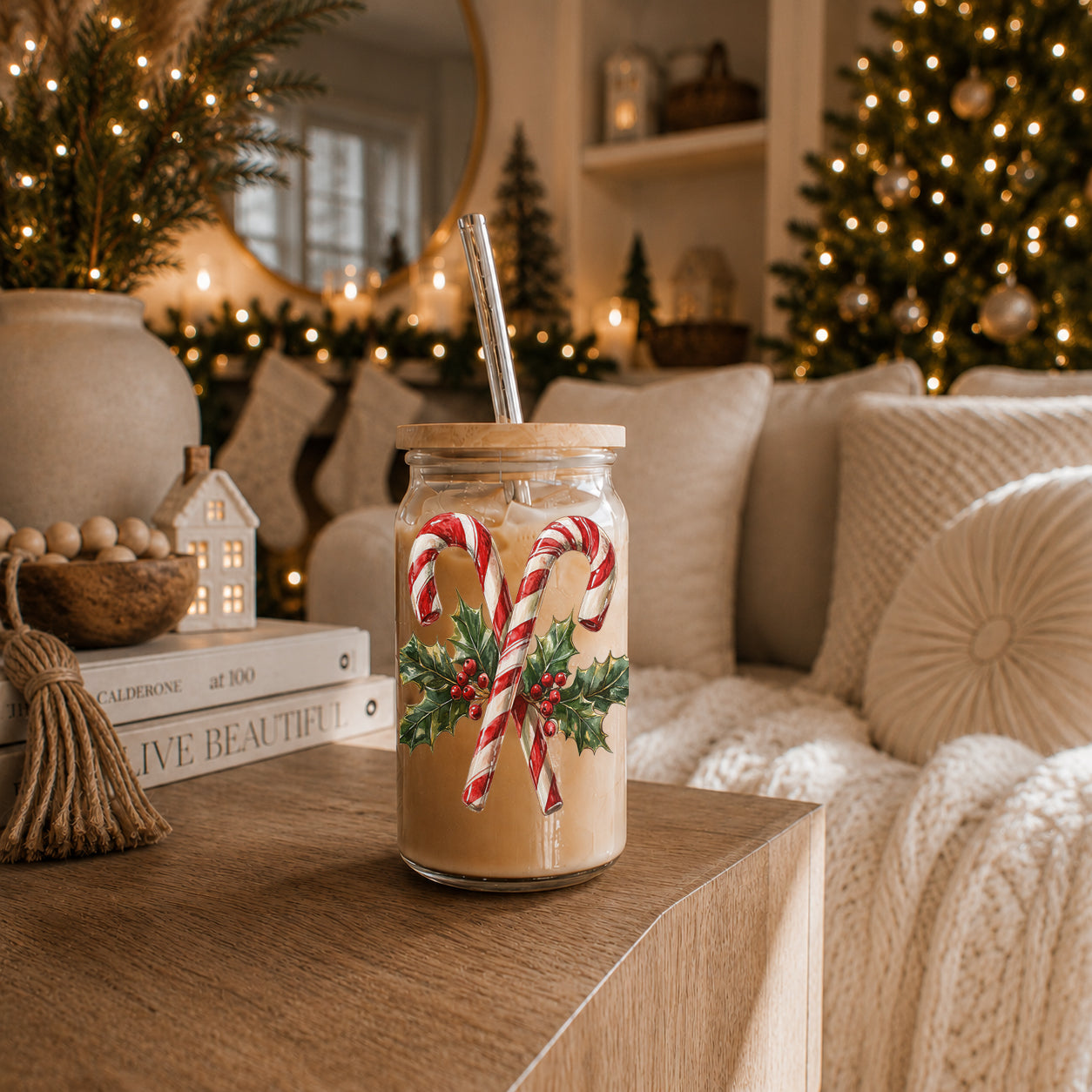 Candy Cane Holly