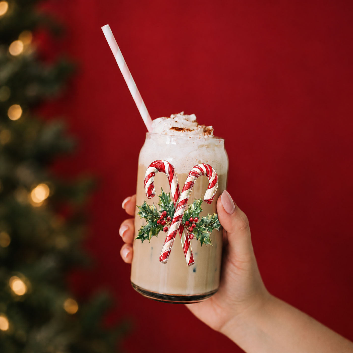 Candy Cane Holly