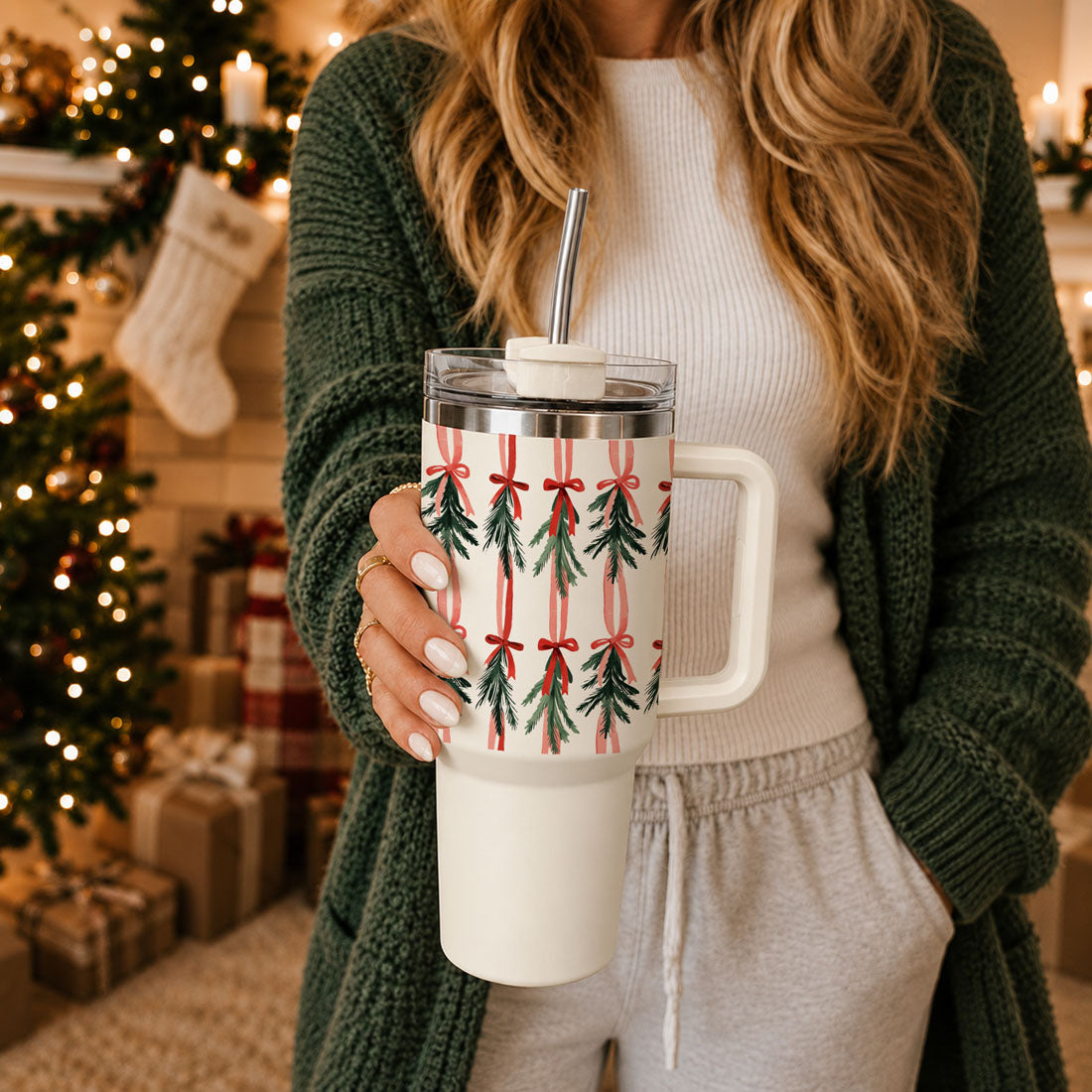 grandmillennial Christmas aesthetic tumbler
feminine Christmas aesthetic cup
preppy Christmas aesthetic tumbler
cozy Christmas drinkware
vintage Christmas aesthetic tumbler
traditional Christmas aesthetic cup
Christmas core bow tumbler
coquette Christmas core drinkware
grandmillennial Christmas core tumbler
pink Christmas core cup
bow holiday aesthetic tumbler
festive winter bow tumbler
Christmas coffee tumbler with bows
Christmas water tumbler with mistletoe design
holiday coffee tumbler with handles