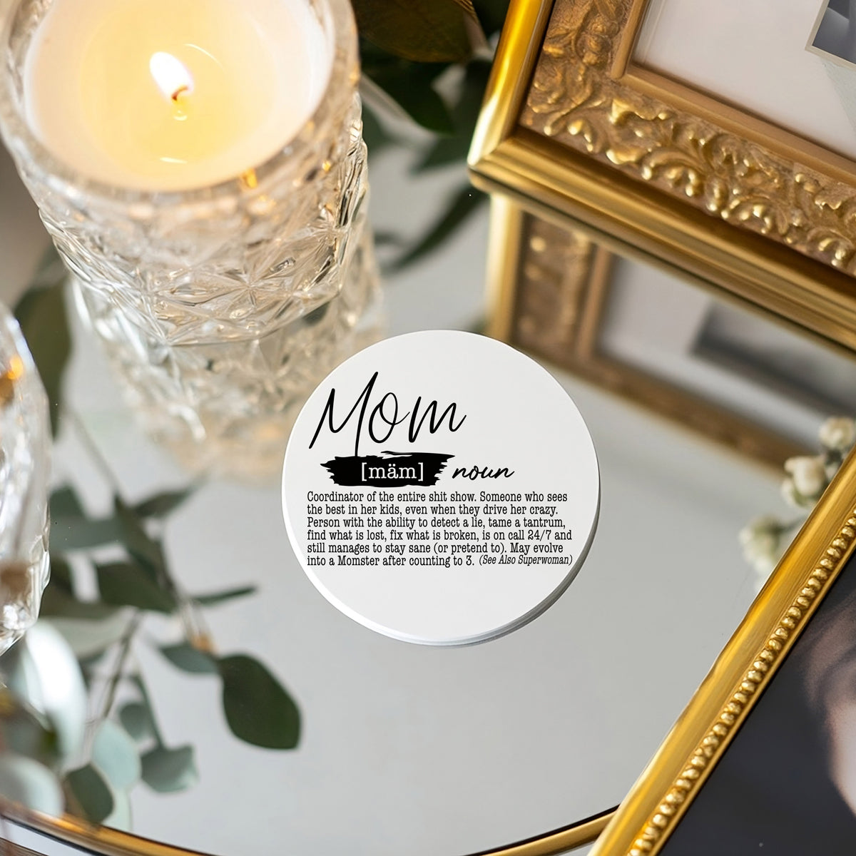 Mom wine accessories
Mother humor presents
Mom definition decor
Tired mom gifts
Mom life survival kit