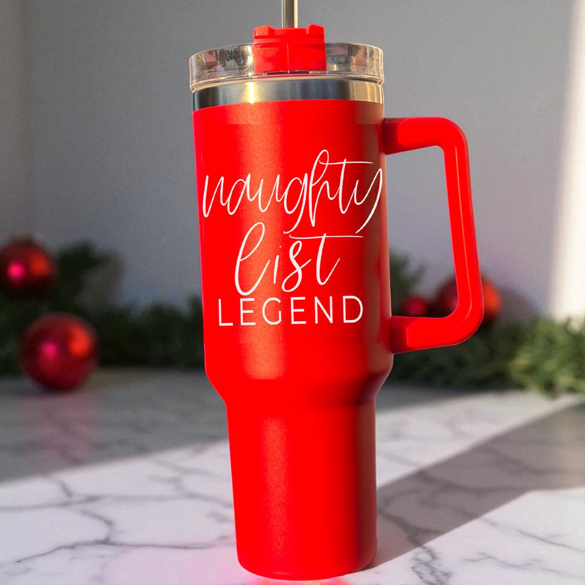 Funny Christmas gift tumbler 40oz - naughty list legend adult humor
Christmas gag gift tumbler - naughty list legend 40oz holiday
Humorous Christmas tumbler - naughty list legend funny gift idea
Christmas joke tumbler 40oz - naughty list legend adult drinkware