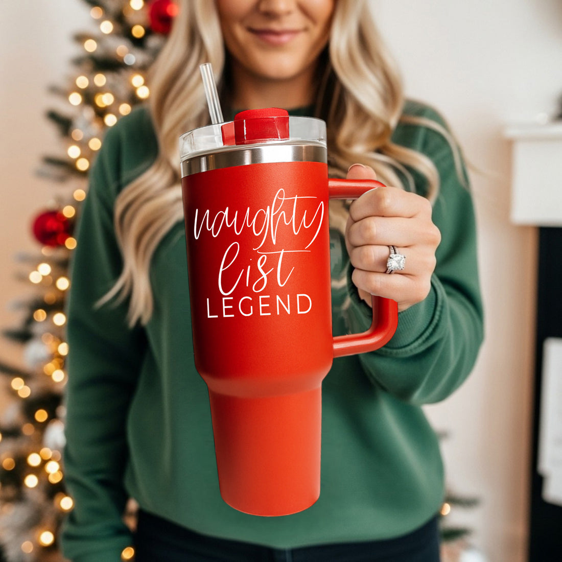 hristmas tumbler with lid 40oz adult humor
Large 40oz Christmas tumbler with saying funny gift
Christmas holiday drinkware 40oz adult humor
Stainless steel Christmas tumbler 40oz with naughty list legend quote