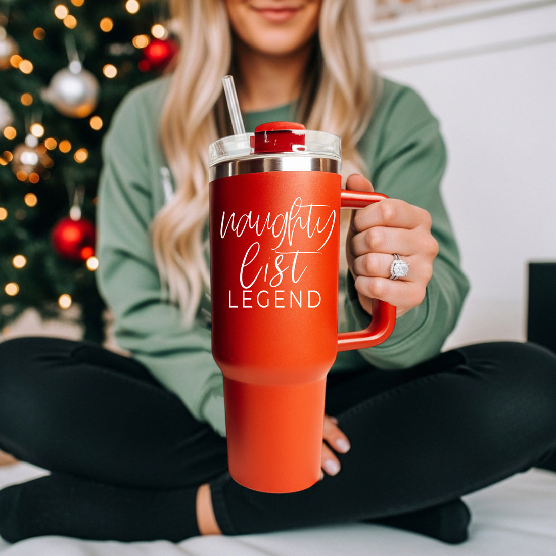 Holiday gift tumbler featuring naughty list legend message funny
Christmas tumbler with adult humor quote naughty list legend 40oz
On the naughty list coffee mugs big
Stainless steel Christmas tumbler holiday gift