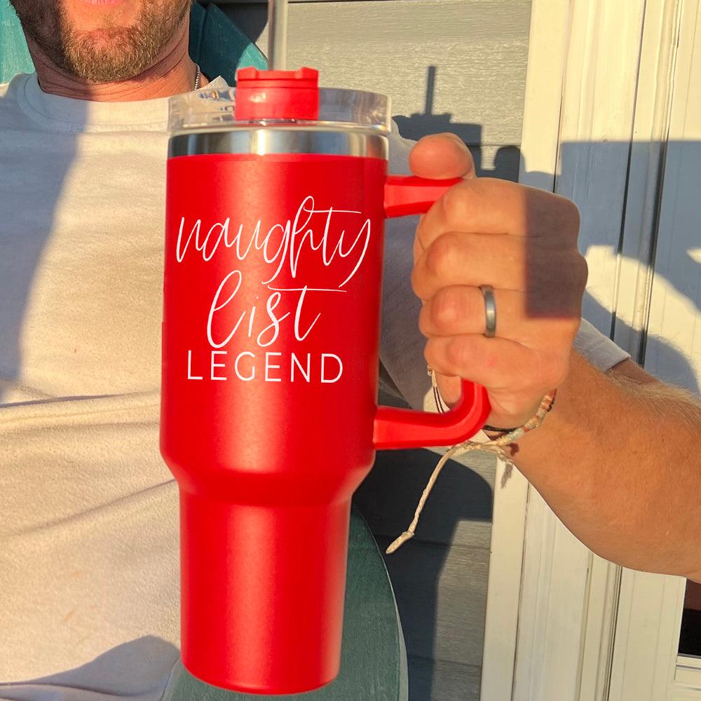 Funny Christmas Gifts for him
Popular Christmas humor tumbler funny gift
40oz insulated Christmas tumbler holiday gift
Double wall Christmas tumbler 40oz adult humor
Christmas tumbler with handle 40oz funny