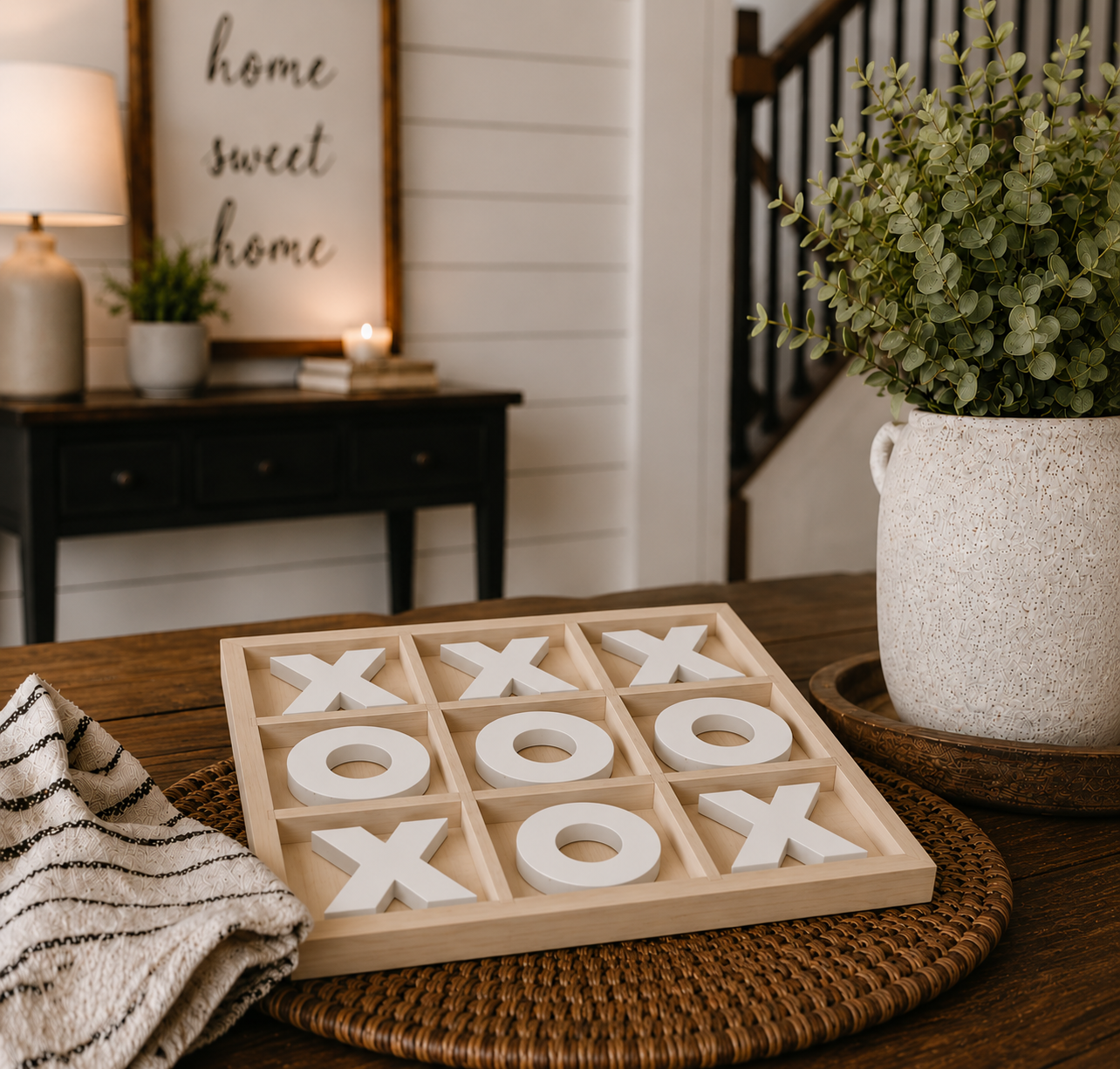 Rustic Tic Tac Toe