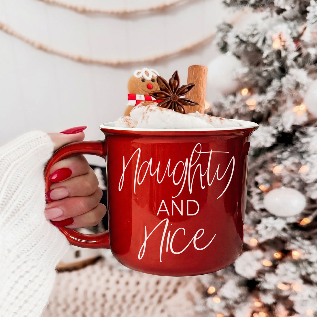 Naughty and Nice mug for festive shelf display
Christmas coffee cup for holiday kitchen styling
Holiday mug for Christmas countertop decor
Naughty and Nice mug for Christmas morning coffee
Funny Christmas morning mug
Christmas mug for chaotic holiday mornings
Naughty and Nice mug for holiday coffee moments
Funny mug for Christmas morning chaos