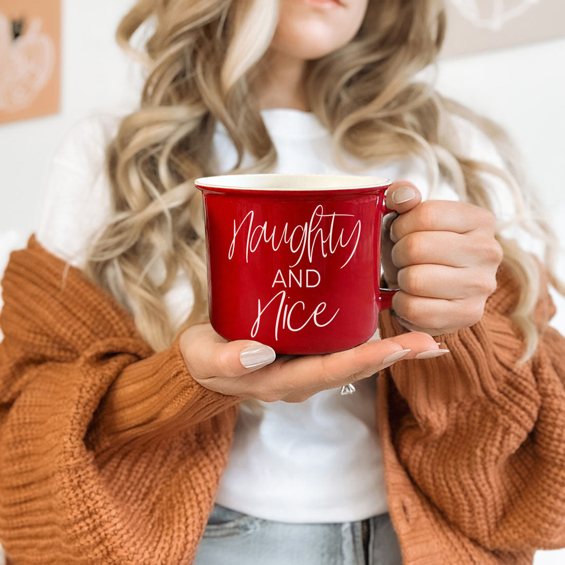 Funny mug for bold holiday personalities
Christmas mug for people with personality
Naughty and Nice mug for festive humor
Funny Christmas mug for holiday laughs
Holiday coffee cup with funny Christmas quote
Naughty and Nice mug with funny holiday text
Christmas mug with bold Naughty and Nice lettering
Naughty and Nice typography mug
Christmas mug with playful typography