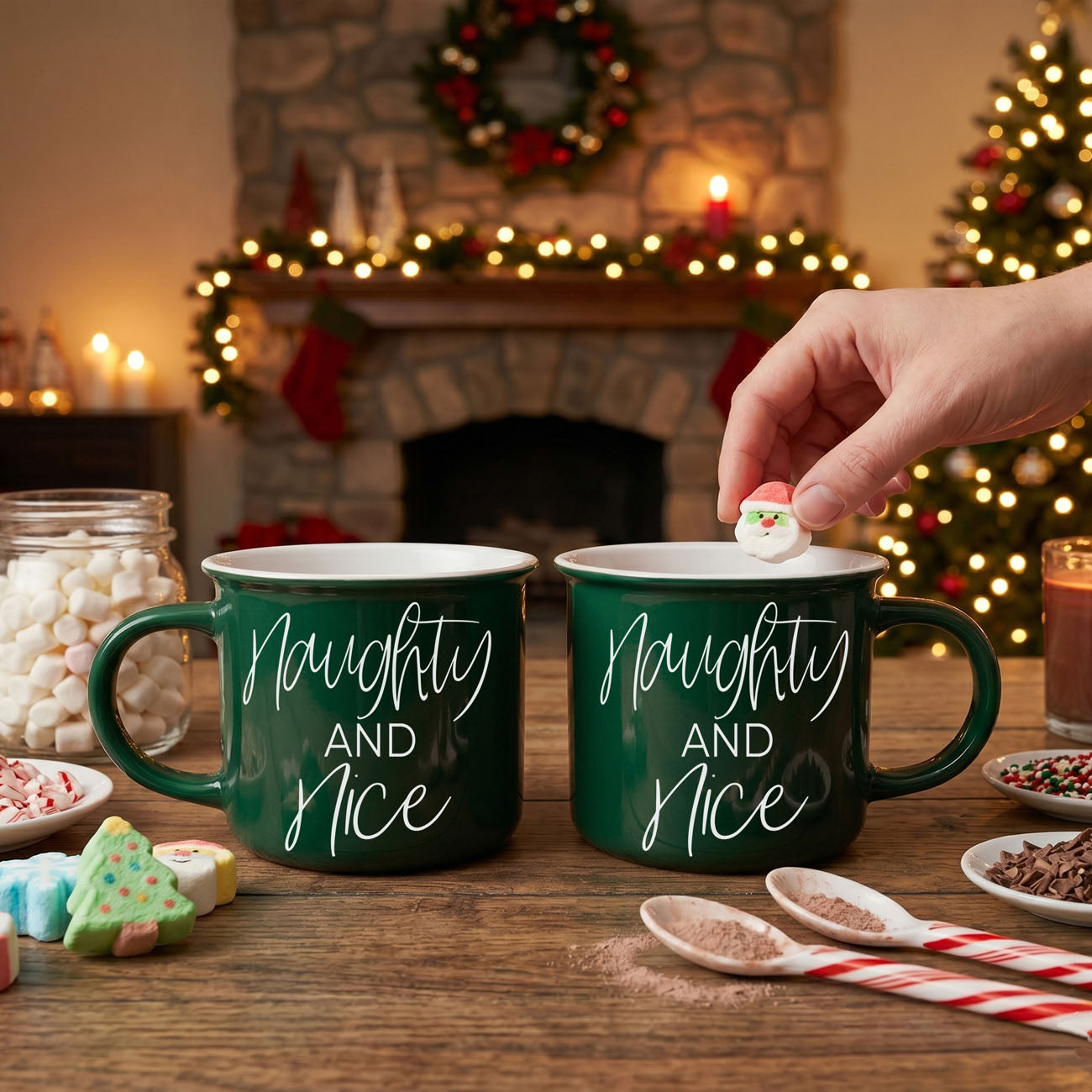 Naughty and Nice mug for Christmas Eve cocoa
Christmas Eve coffee mug with Naughty and Nice saying
Holiday mug for cocoa by the tree
Naughty and Nice mug for sipping by the fireplace
Funny Christmas mug for cozy winter nights
Christmas mug for holiday movie night
Naughty and Nice mug for Hallmark movie night
Funny holiday mug for Christmas movie marathon