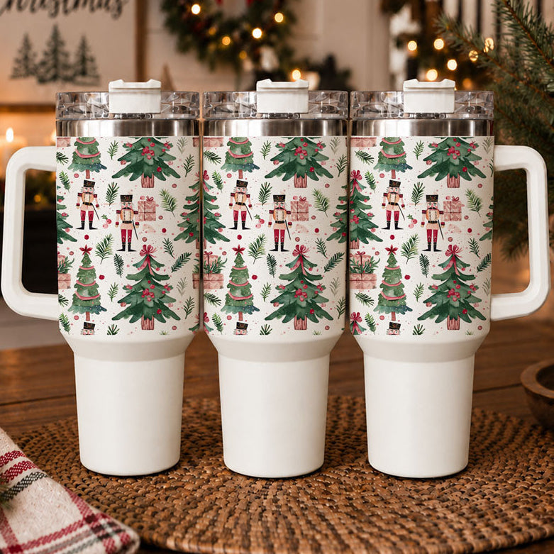 Christmas tree and soldier cup with handle
nutcracker holiday tumbler with gift pattern
Christmas cup for nutcracker decor lover
nutcracker soldier gift tumbler for women
toy soldier Christmas gift for her
holiday drinkware for nutcracker collector
nutcracker themed Christmas gift for mom
festive soldier Christmas gift for sister
Christmas tumbler gift for nutcracker fan
holiday gift for Nutcracker ballet lover
nutcracker inspired Christmas present
Christmas gift with toy soldier theme
pink green nutcracker