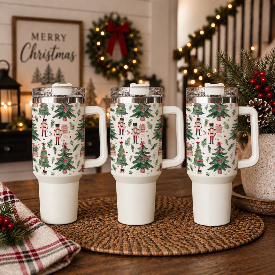 Christmas soldier tumbler with pink accents
whimsical nutcracker Christmas pattern cup
nutcracker Christmas tumbler with decorated trees
Christmas toy soldier reusable tumbler
soldier themed Christmas drinkware
holiday tumbler with classic nutcracker characters
Christmas tumbler with marching soldiers
nutcracker print Christmas cup
festive soldier pattern holiday tumbler
nutcracker Christmas coffee travel cup
Christmas drink tumbler with vintage soldiers
pretty nutcracker holiday tumbler
colorful nutcracker