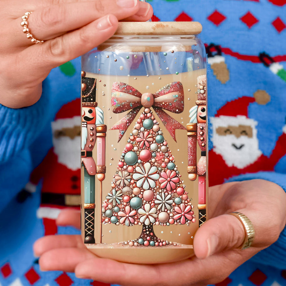 Pink Christmas Tumblers for sale
Pink Nutcracker Soldier Gift Ideas
Pink Nutcracker Glam Home Decorations Modern. 