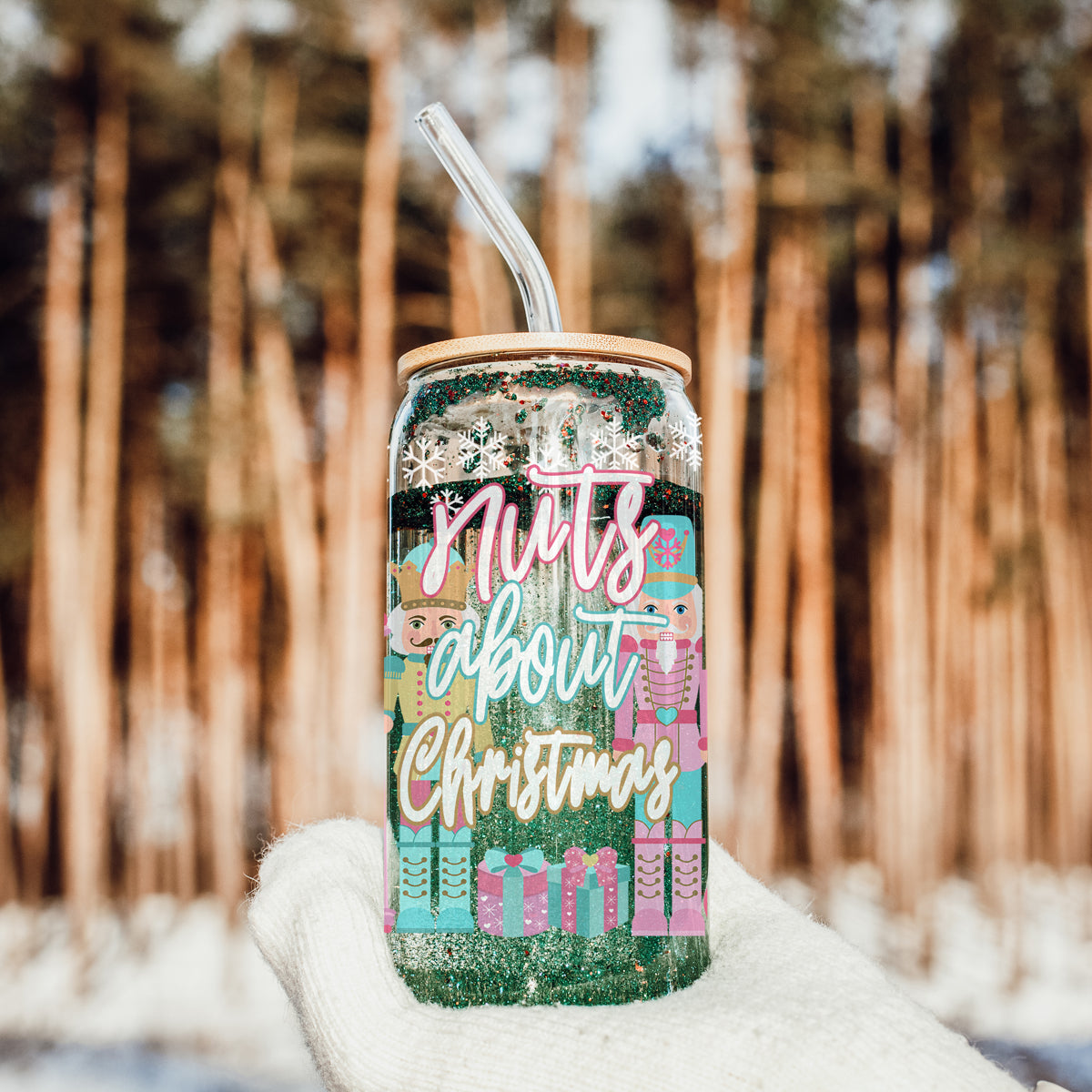 nutcracker mug set
nutcracker mug pink
Nuts about Christmas Cups Glass
Christmas glass cup with straw
Christmas glass cup with lid and straw