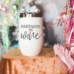 Funny partners wine cup
Friend wine tumbler collection
Partners in wine humor
Friendship wine drinkware
