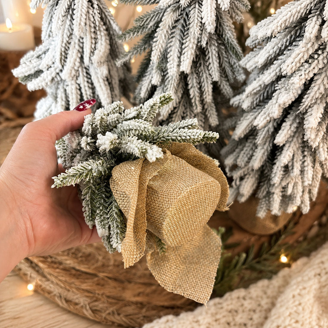 Snow Christmas Trees NEW