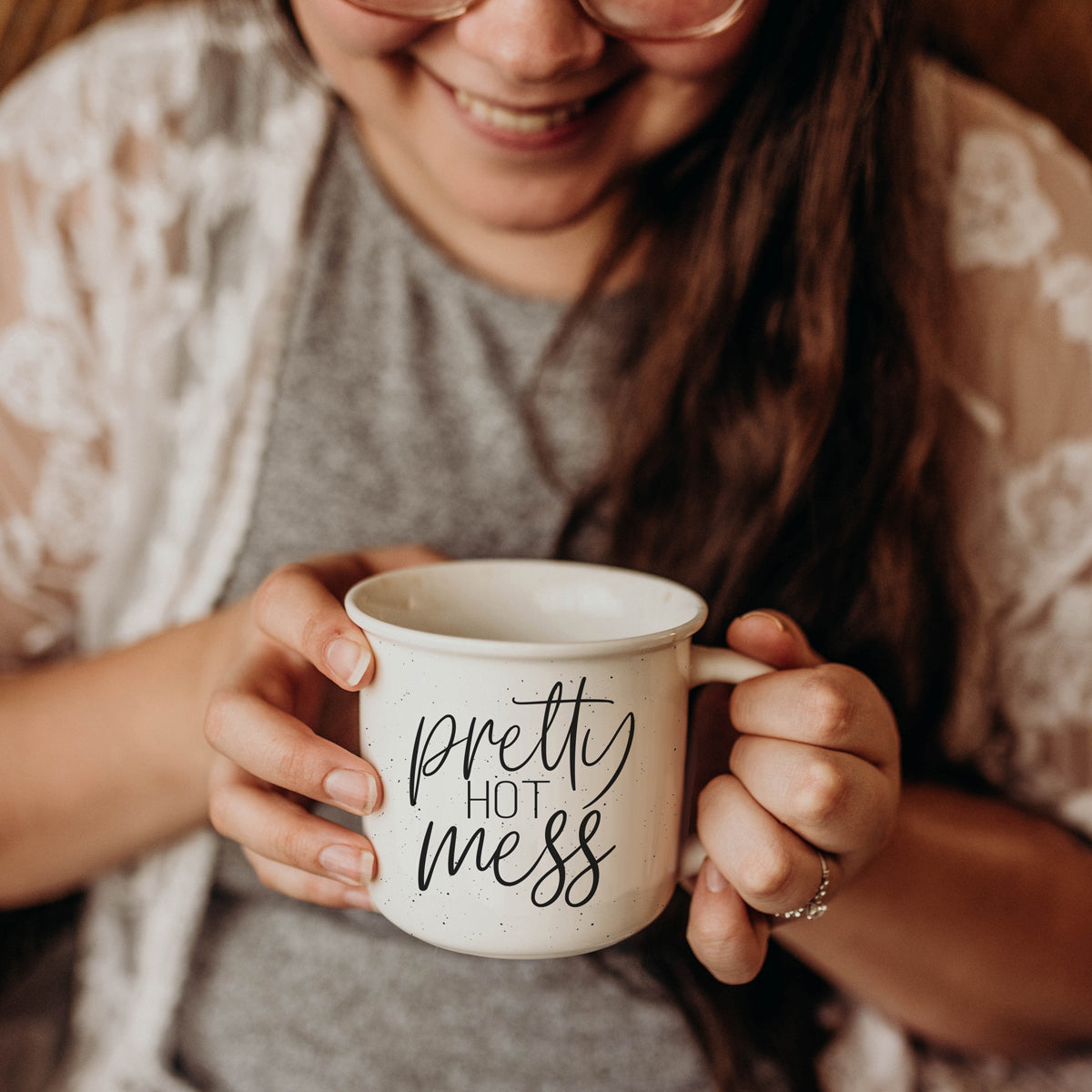 hot mess gift mug
pretty chaos ceramic cup