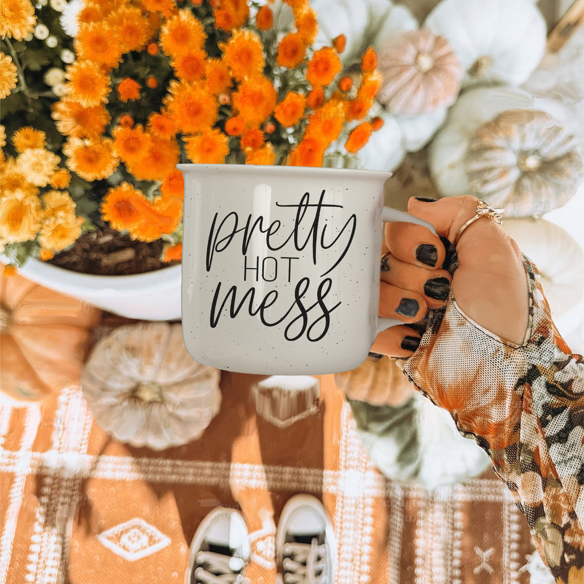 Pretty hot mess gifts for women. Sister gift ideas that are funny with quick shipping.