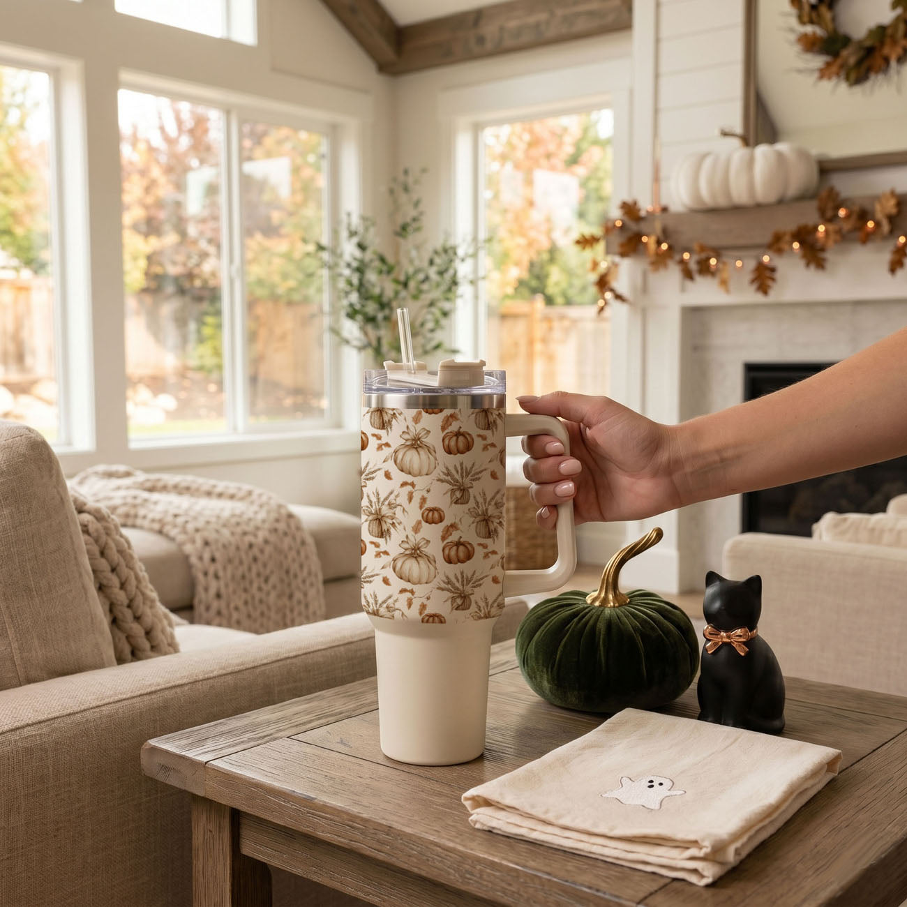 pumpkin tumbler for iced coffee lovers
neutral fall aesthetic tumbler
cute autumn pumpkin cup
minimal pumpkin coffee tumbler
pumpkin tumbler for work
fall harvest drinkware aesthetic
neutral cozy tumbler aesthetic
autumn farmhouse tumbler cup