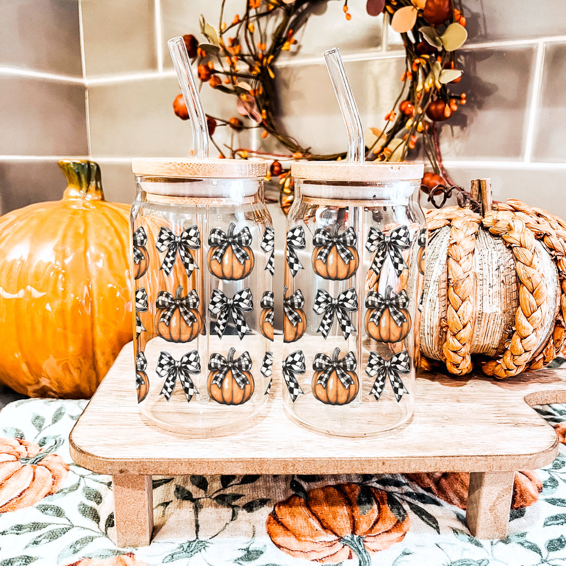 Pumpkin Bows 20oz