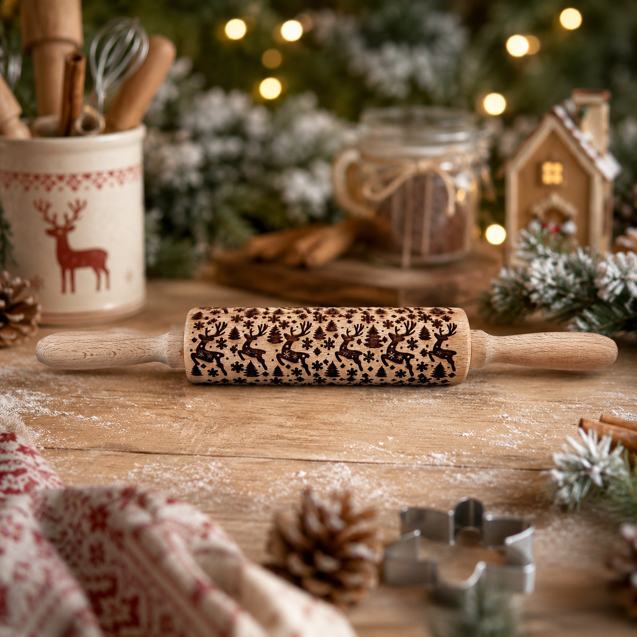 Christmas Rolling Pin Set