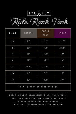 RIDE RANK TANK *SADDLE