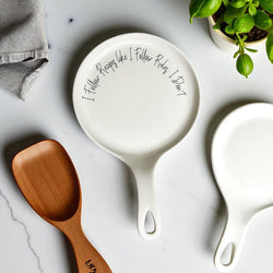 Luxury home accessories
Designer kitchen gifts
Artisan made spoon rest
Handmade kitchen decor