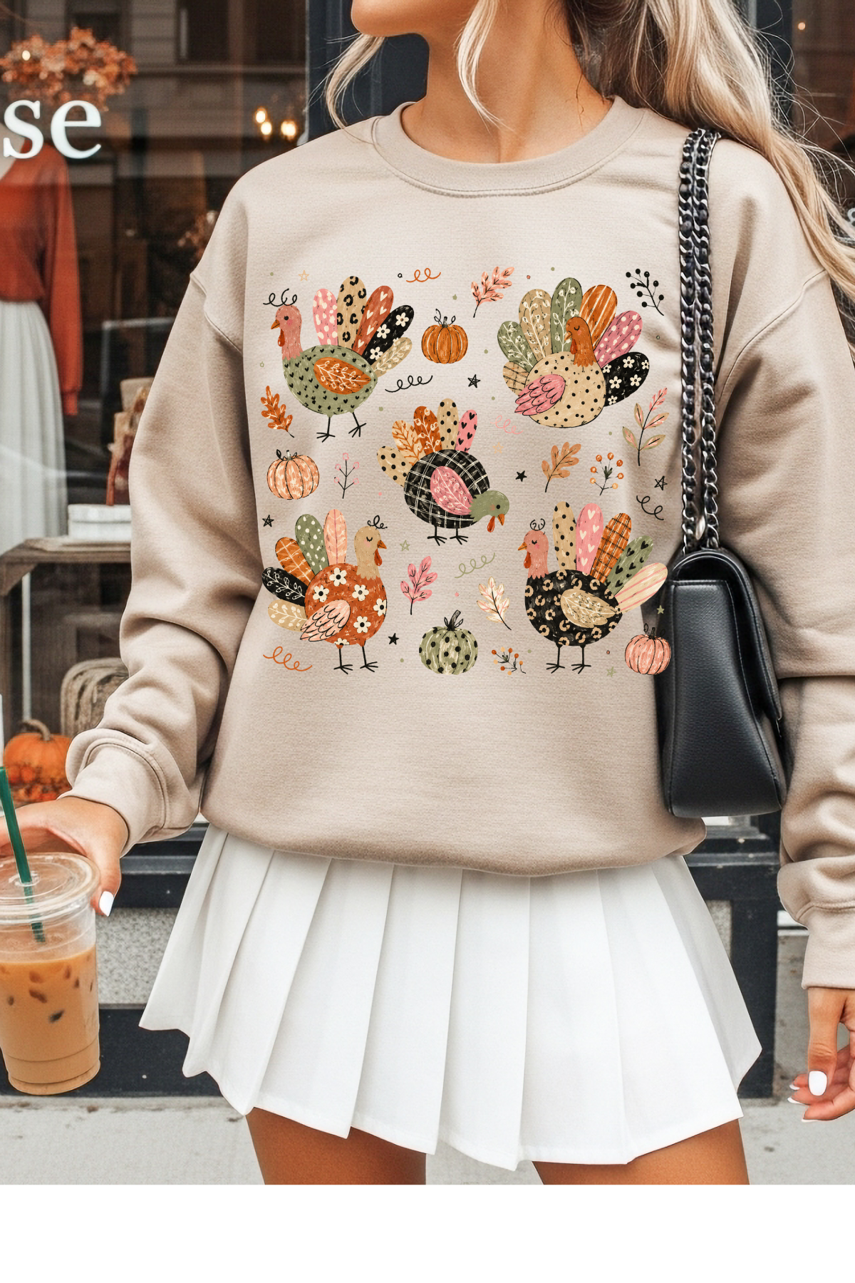 Fall Turkeys Graphic Tee