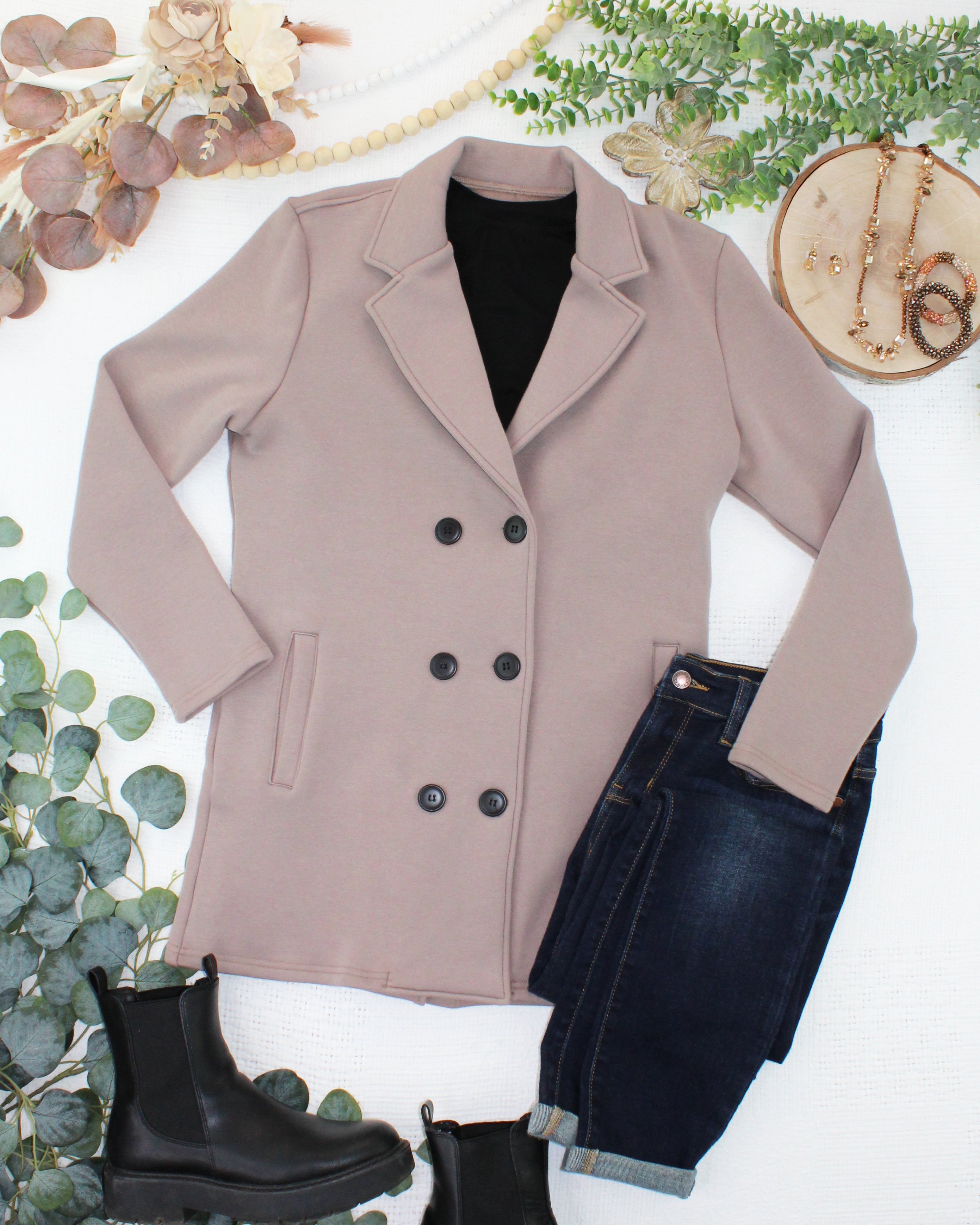 Scarlett Sweater Jacket - Mocha