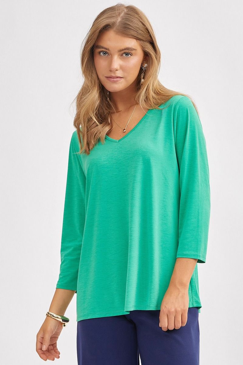 Dear Scarlett Signature Classic V-Neck Top