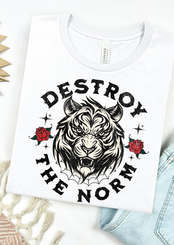 Fearless Tiger Canvas T-Shirt