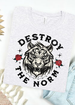 Fearless Tiger Canvas T-Shirt