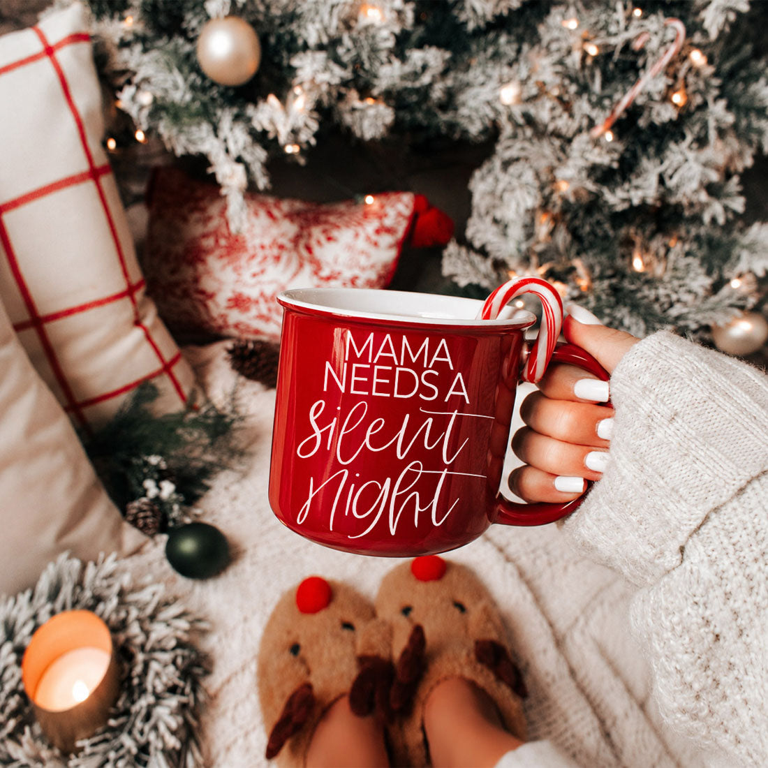 Funny Christmas mug for merry chaos moms
Holiday coffee mug with Mama Needs a Silent Night text
Christmas mug with funny silent night saying
Mama Needs a Silent Night ceramic coffee cup for Christmas
Funny Christmas coffee mug for tired moms
Mama Needs a Silent Night Christmas mug for secret Santa gifts
Funny holiday ceramic mug for white elephant exchange
Christmas mug for sarcastic coffee lovers and tired moms