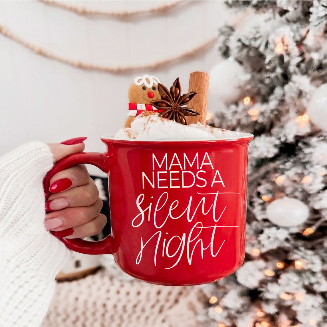 Christmas mug for moms with attitude
Funny holiday mug for sassy moms
Mama Needs a Silent Night mug for sassy women
Christmas mug for sarcastic women
Funny Christmas mug for snarky moms
Mama Needs a Silent Night mug for funny mom friends
Christmas mug for the mom who needs silence
Funny mug for Christmas party gift
Mama Needs a Silent Night mug for holiday parties