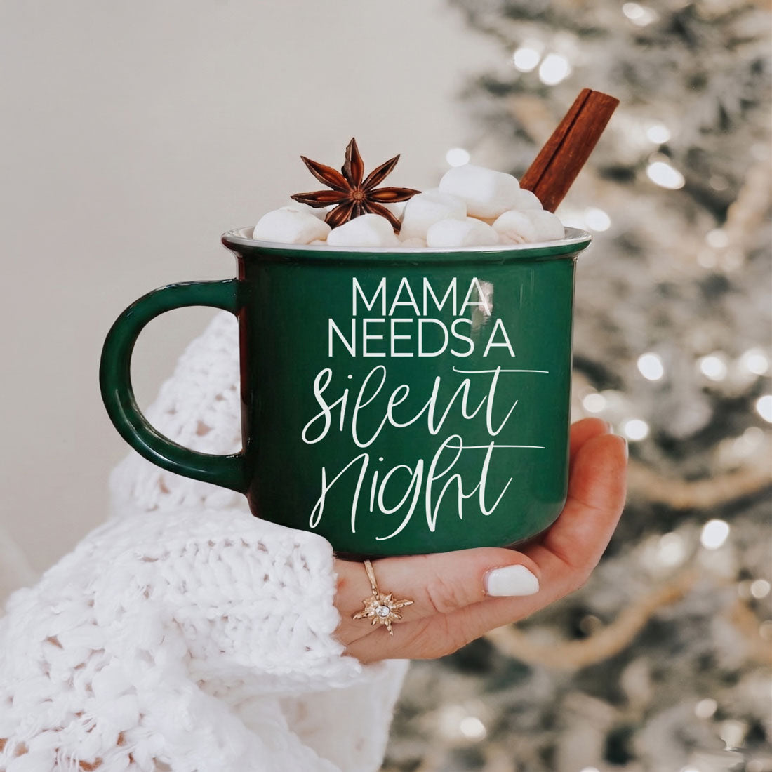 Mama Needs a Silent Night mug for wine coffee cocoa
Funny mug for coffee tea and hot cocoa
Christmas mug for peppermint mocha moms
Mama Needs a Silent Night mug for Christmas latte
Funny Christmas latte mug for moms
Holiday mug for cocoa and cookies
Funny mug for Christmas cocoa bar
Mama Needs a Silent Night mug for hot chocolate station
Christmas coffee bar mug with funny mom saying
Funny mug for Christmas coffee bar decor