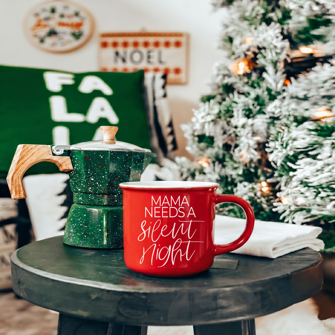 Funny Christmas mug in red or green
Mama Needs a Silent Night red or green ceramic mug
Holiday ceramic mug in red and green colors
Classic Christmas color mug with funny mom quote
Mama Needs a Silent Night mug for festive red green decor
Funny holiday mug with traditional Christmas colors
Christmas coffee cup in red or green
Mama Needs a Silent Night coffee mug in holiday colors
Funny Christmas mug with red and green style