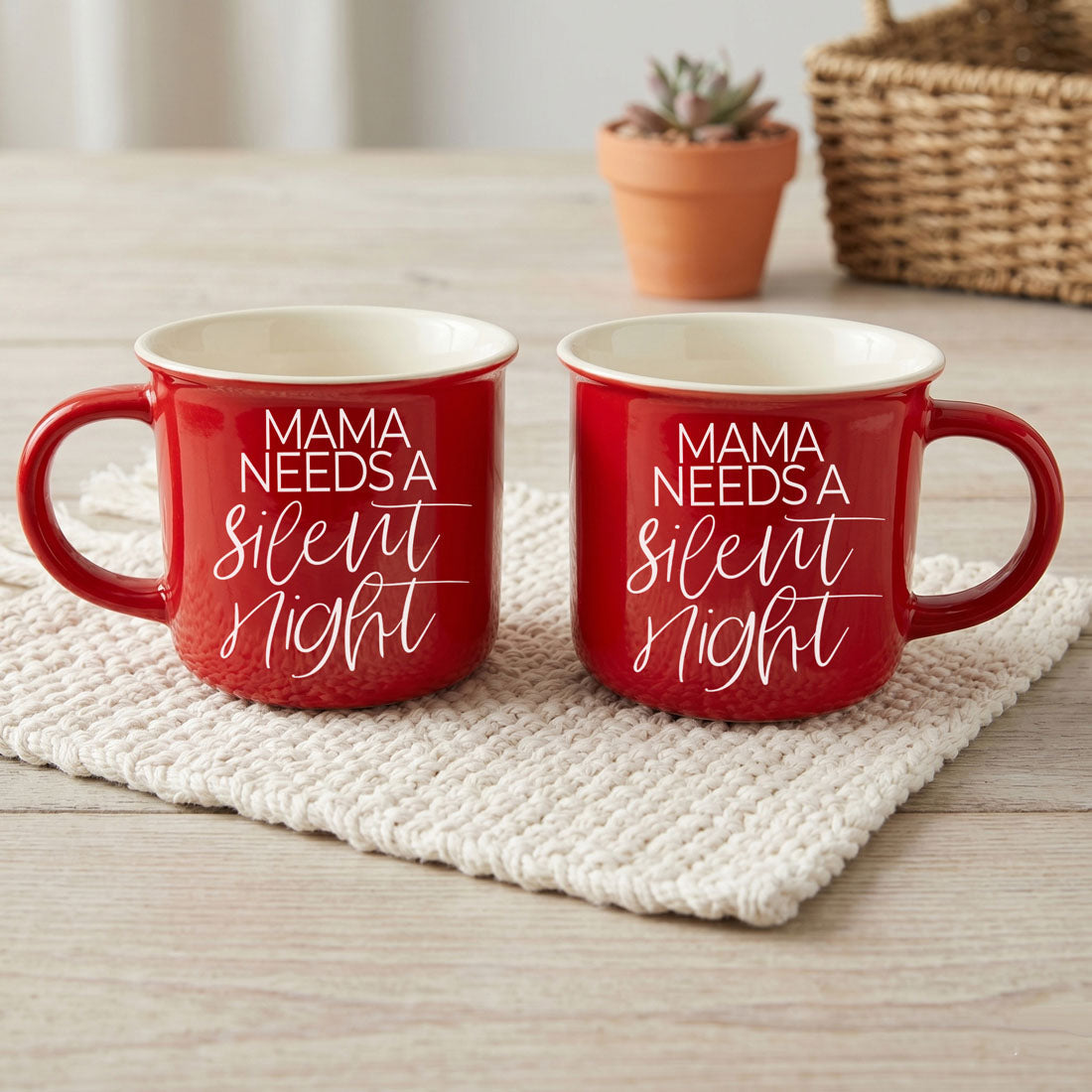 Ceramic Christmas mug with funny festive mom design
Mama Needs a Silent Night mug for cozy winter drinks
Funny winter mug for Christmas season
Christmas mug for cold weather coffee
Mama Needs a Silent Night mug for sipping by the tree
Funny Christmas mug for holiday movie night
Mama Needs a Silent Night mug for Hallmark movie night
Funny mug for Christmas morning chaos
Mama Needs a Silent Night mug for chaotic Christmas mornings
