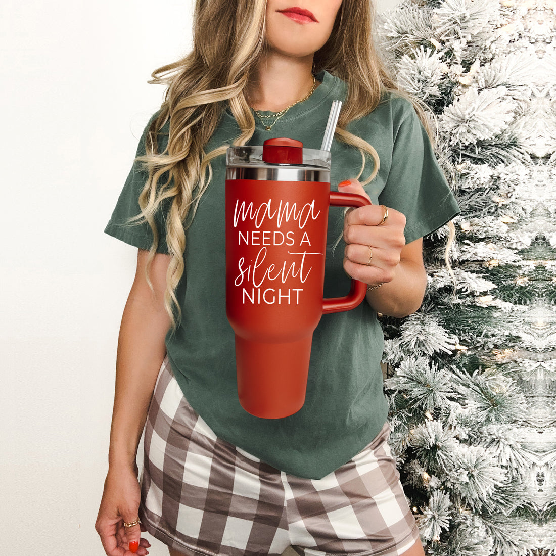 Viral holiday gift for moms Christmas 40oz
dark green tumbler with straw
Funny Christmas tumbler for moms
Red 40oz tumbler
red 40oz stanley cup
cherry red 40oz
